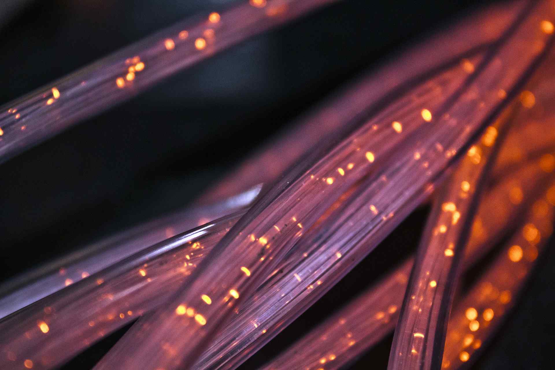 Fibre optic cables.